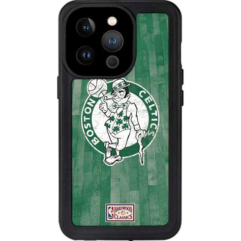 NBA Boston Celtics Hardwood Classics iPhone 15 Pro Waterproof Case